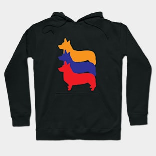 Corgi Tri-color Aesthetic Hoodie